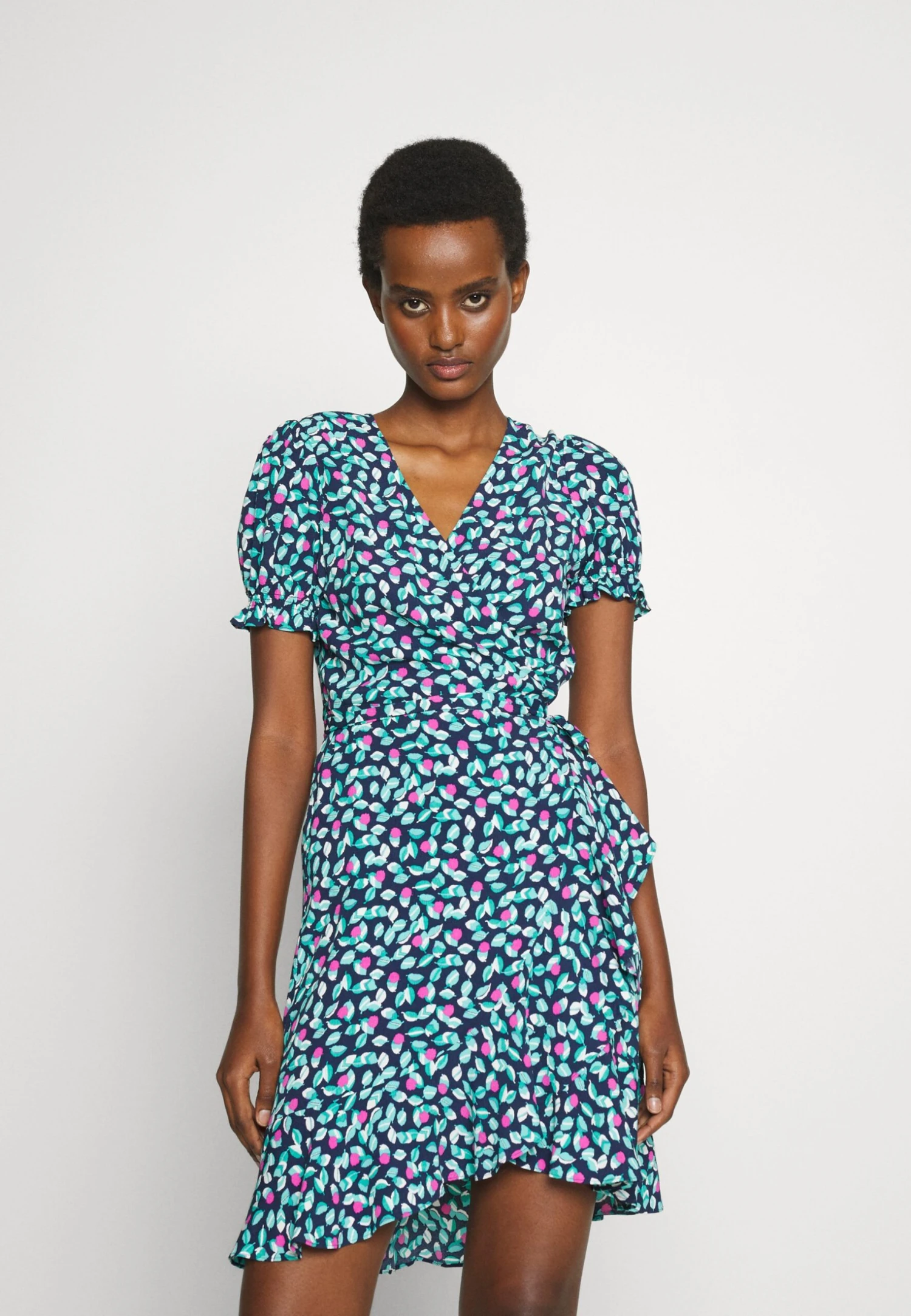 EmiliaMini Dress - Day Dress - Daisy Buds Navy