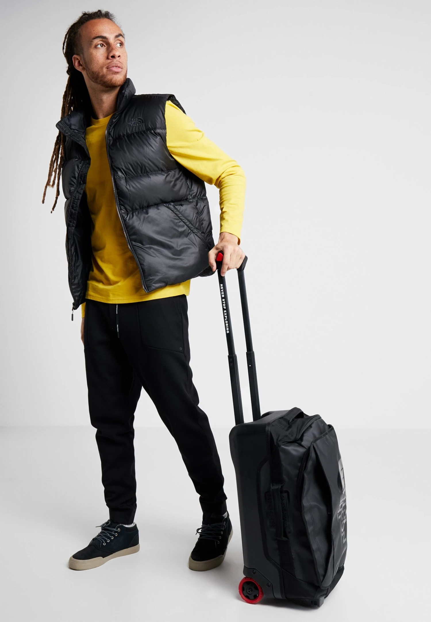 The North Face Rolling Thunder - Wheeled Suitcase - Black - Image 2