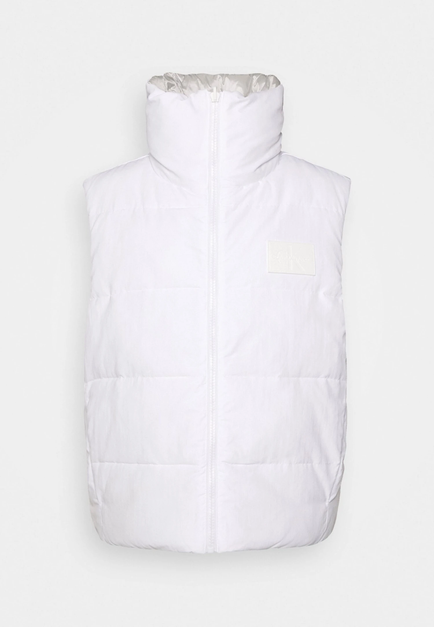 Calvin Klein Jeans Soft Touch Reversible Vest - Waistcoat - Bright White/Ghost Grey - Image 6