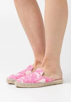 Manebi Mules - Mules - Bold Pink/Cream