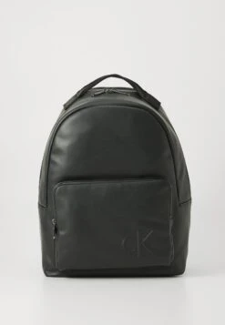 Calvin Klein BOLD CK ROUND BACKPACK - Rucksack - Black