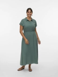 Vero Moda Curve VMNEWHALLIE LONG DRESS - Maxi Dress - Laurel Wreath