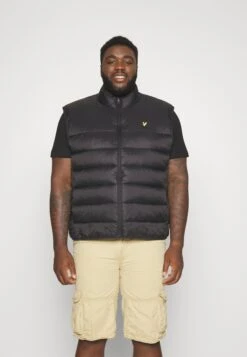Lyle & Scott Baffle Gilet - Waistcoat - Jet Black
