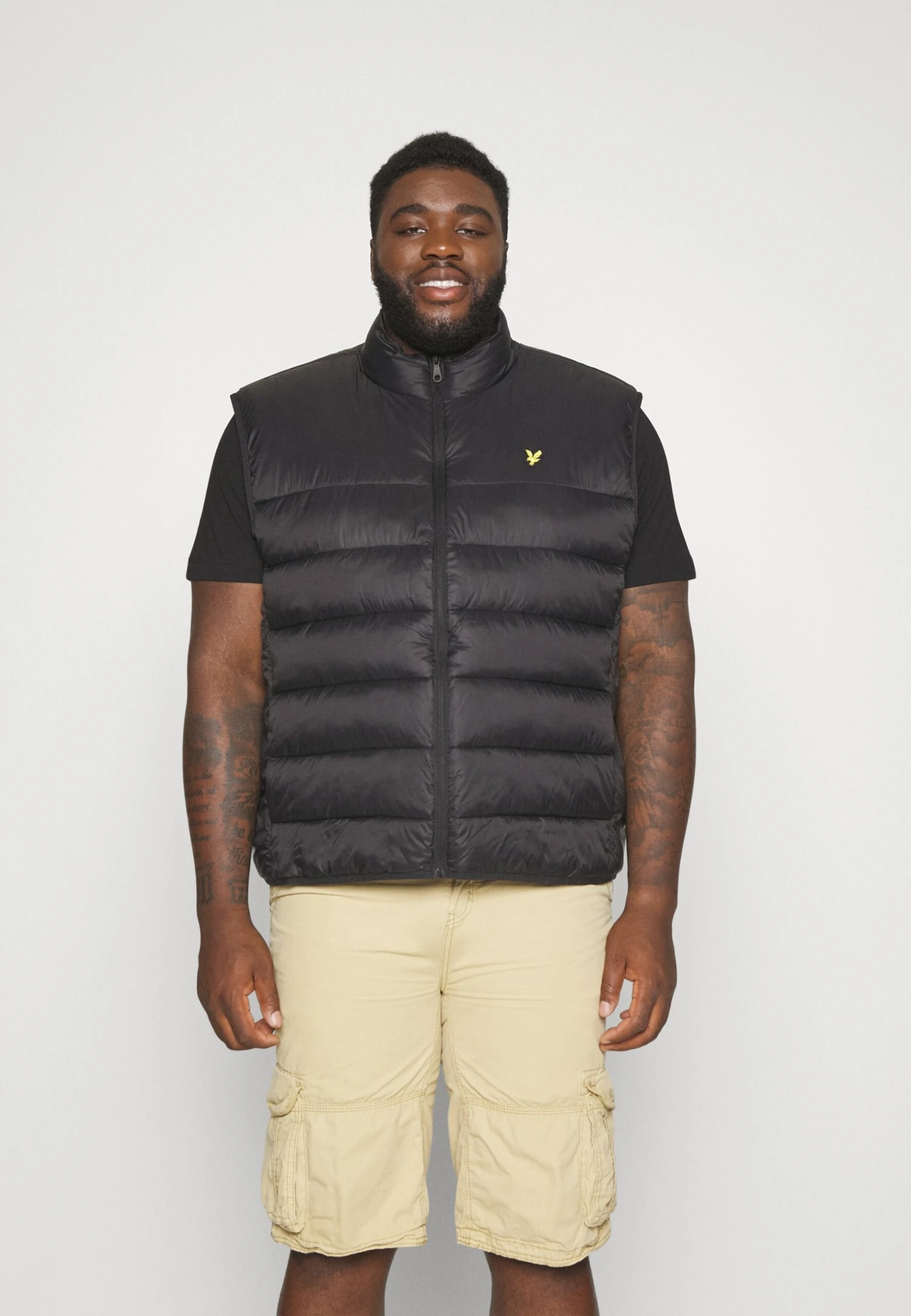 Lyle & Scott Baffle Gilet - Waistcoat - Jet Black