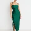 WEDDING GRACE RUFFLE MAXI - Jersey Dress - Forest Green