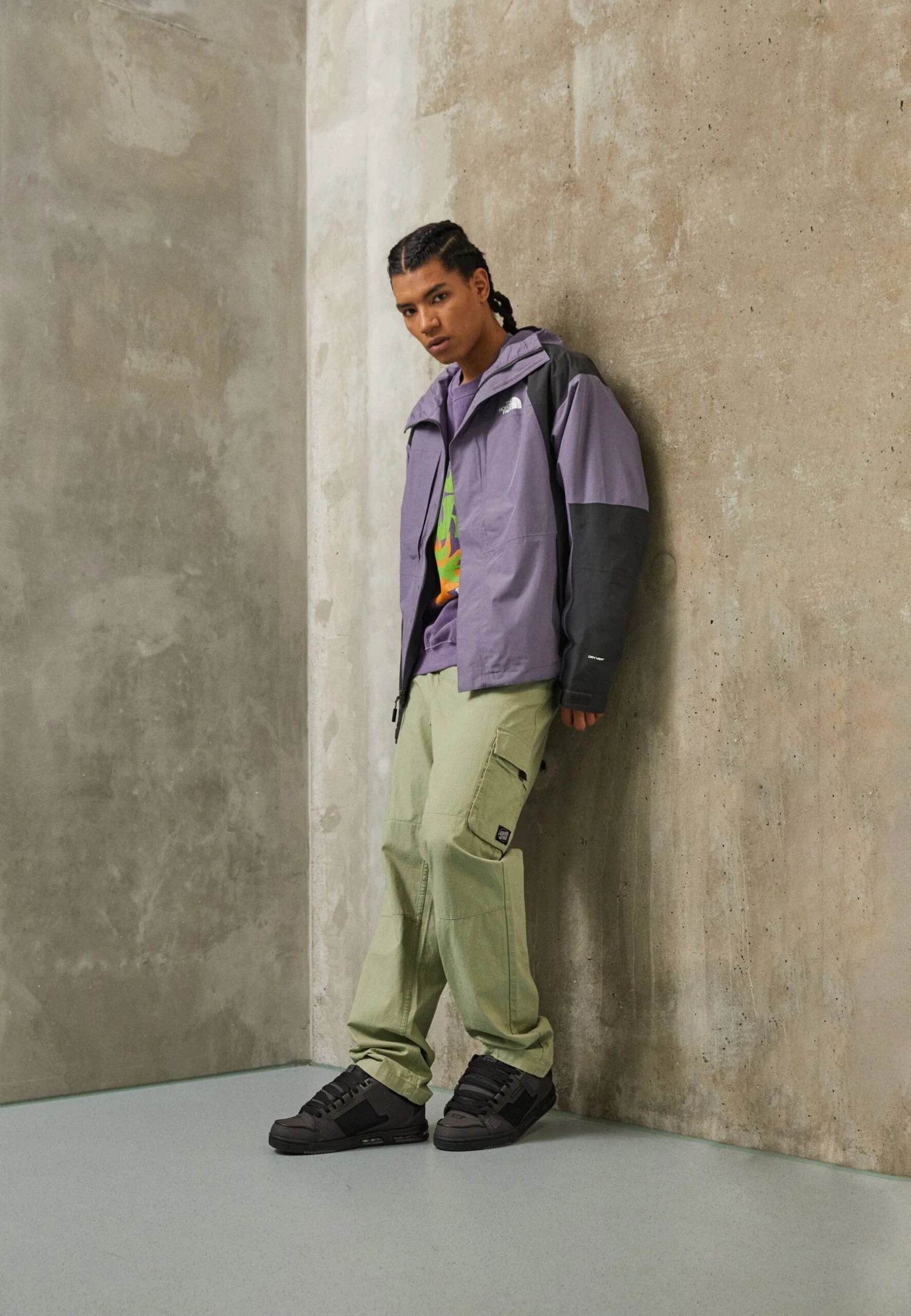 The North Face Mountain Jacket - Summer Jacket - Lunar Slate - Image 2