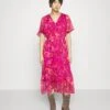 Vero Moda Petite Vmsilo Dress- Day Dress - Pink Yarrow/Silo
