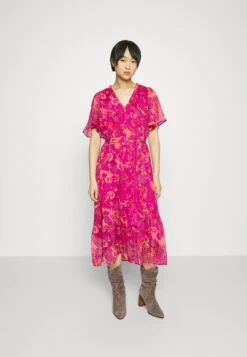 Vero Moda Petite Vmsilo Dress- Day Dress - Pink Yarrow/Silo