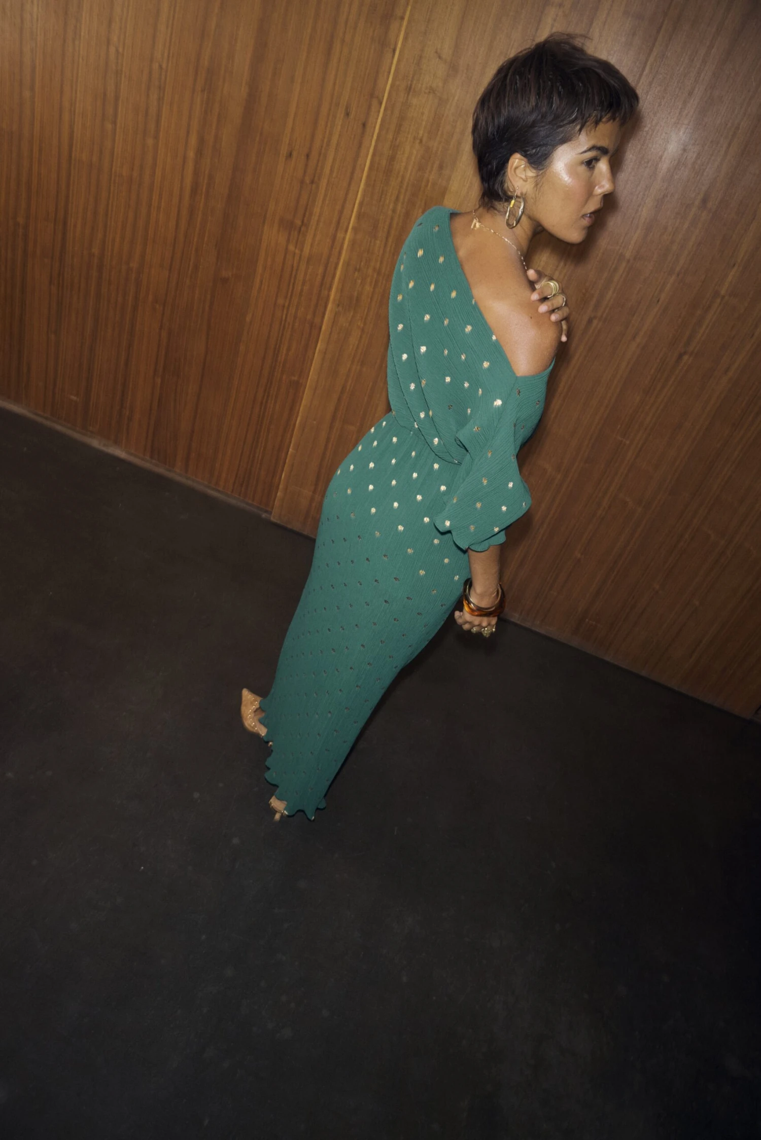 NEVER FULLY DRESSED TILLY DRESS - Maxi Dress - Green - Image 4