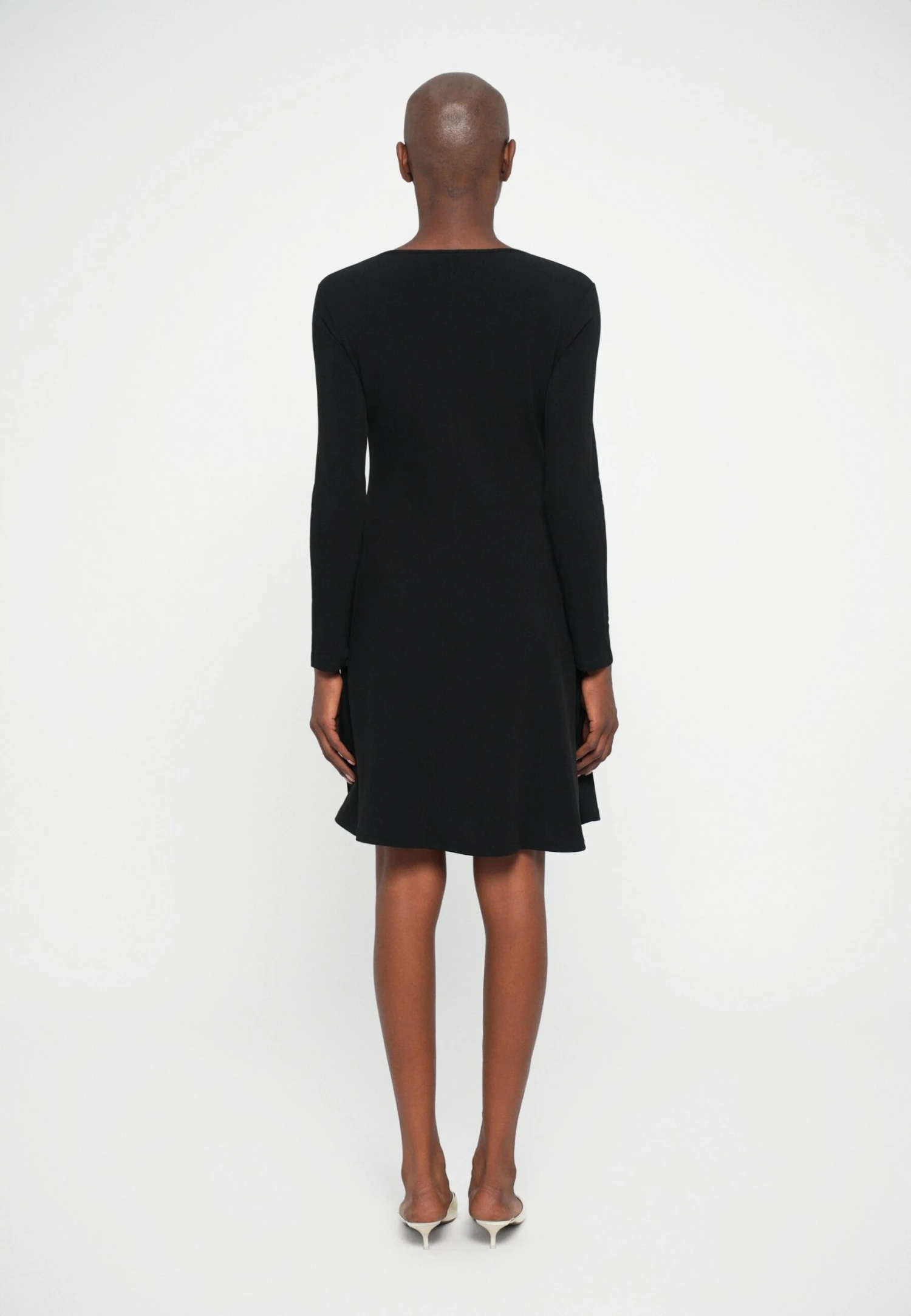 CALIFFO - Jersey Dress - Nero - Image 3