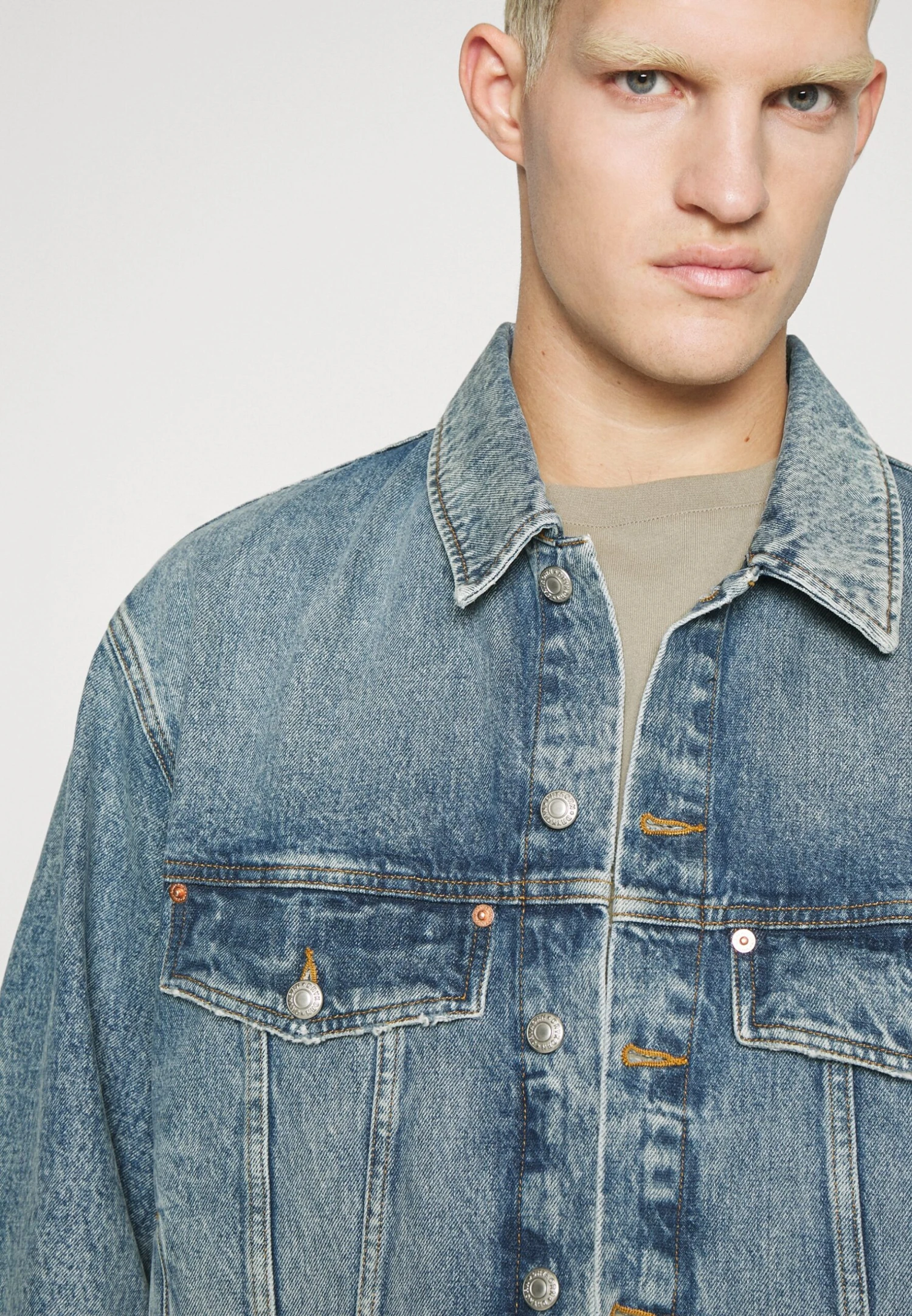 DRYKORN Majid - Denim Jacket - Blue - Image 6