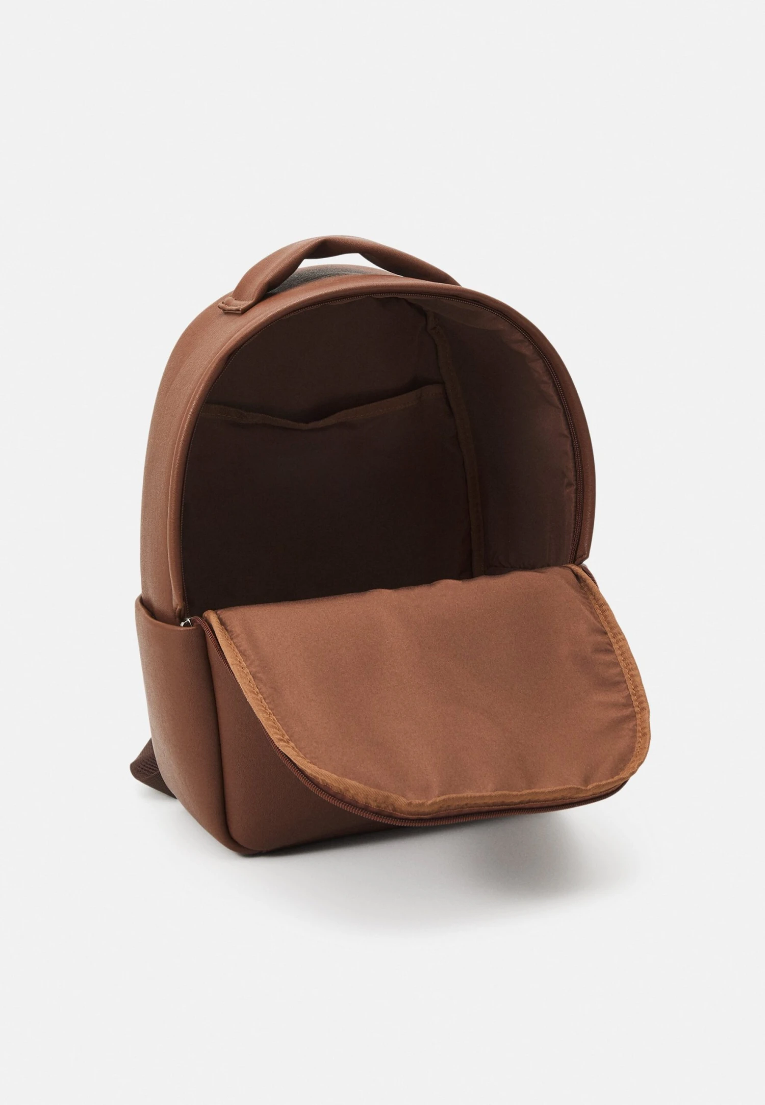 Mini Rounded Backpack Unisex - Rucksack - Brown - Image 3