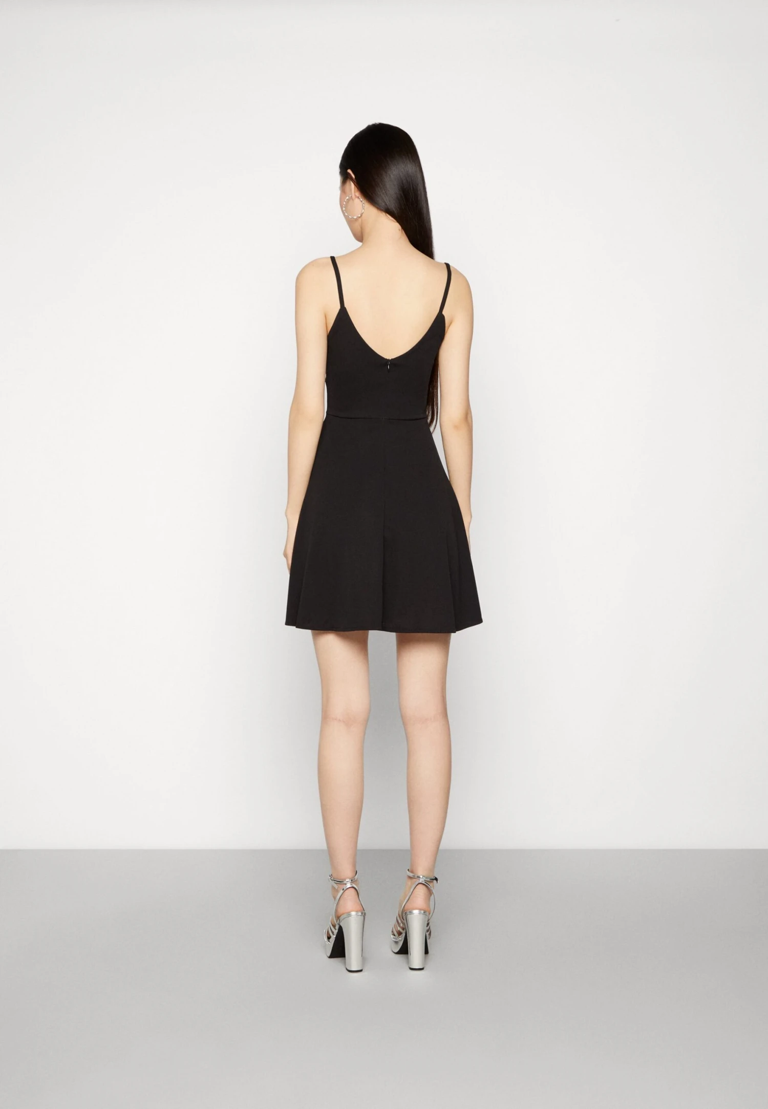 Wal G Jina Skater Dress - Jersey Dress - Black - Image 3