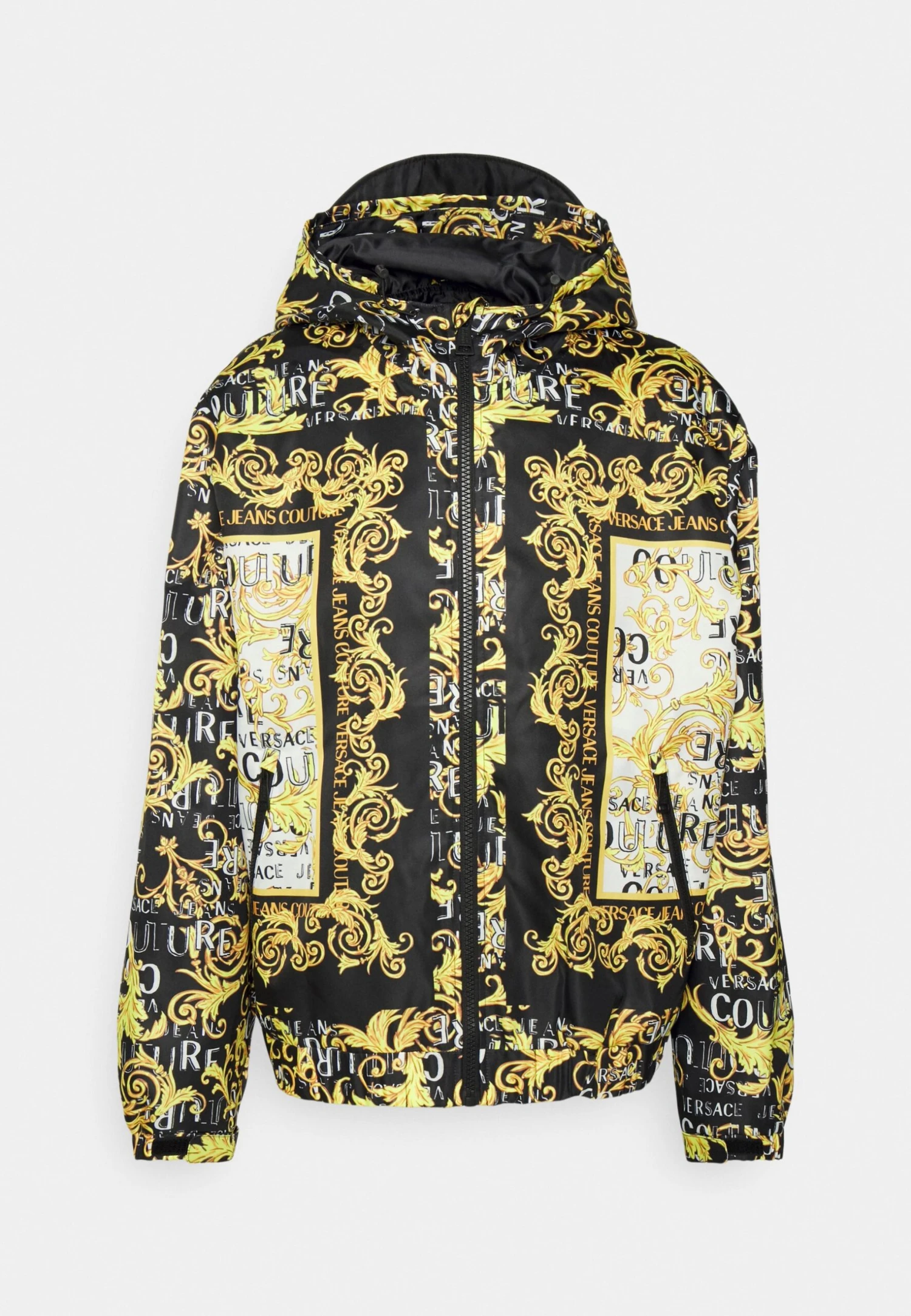 Diagonal Print Baroque - Summer Jacket - Black - Image 5