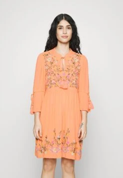 Yaschella Tunic Dress Fest - Day Dress - Fresh Salmon