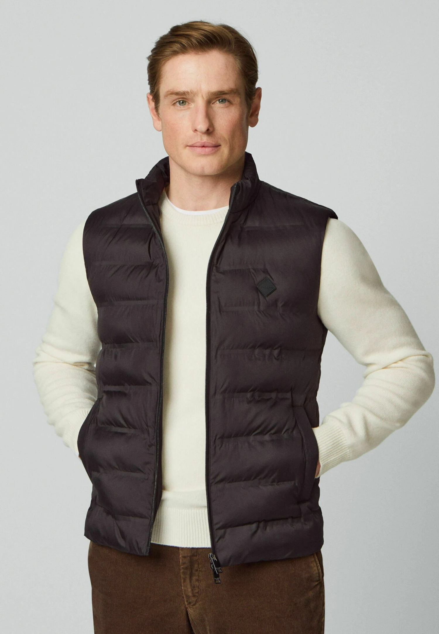 Hackett London Lw- Waistcoat - Black - Image 6
