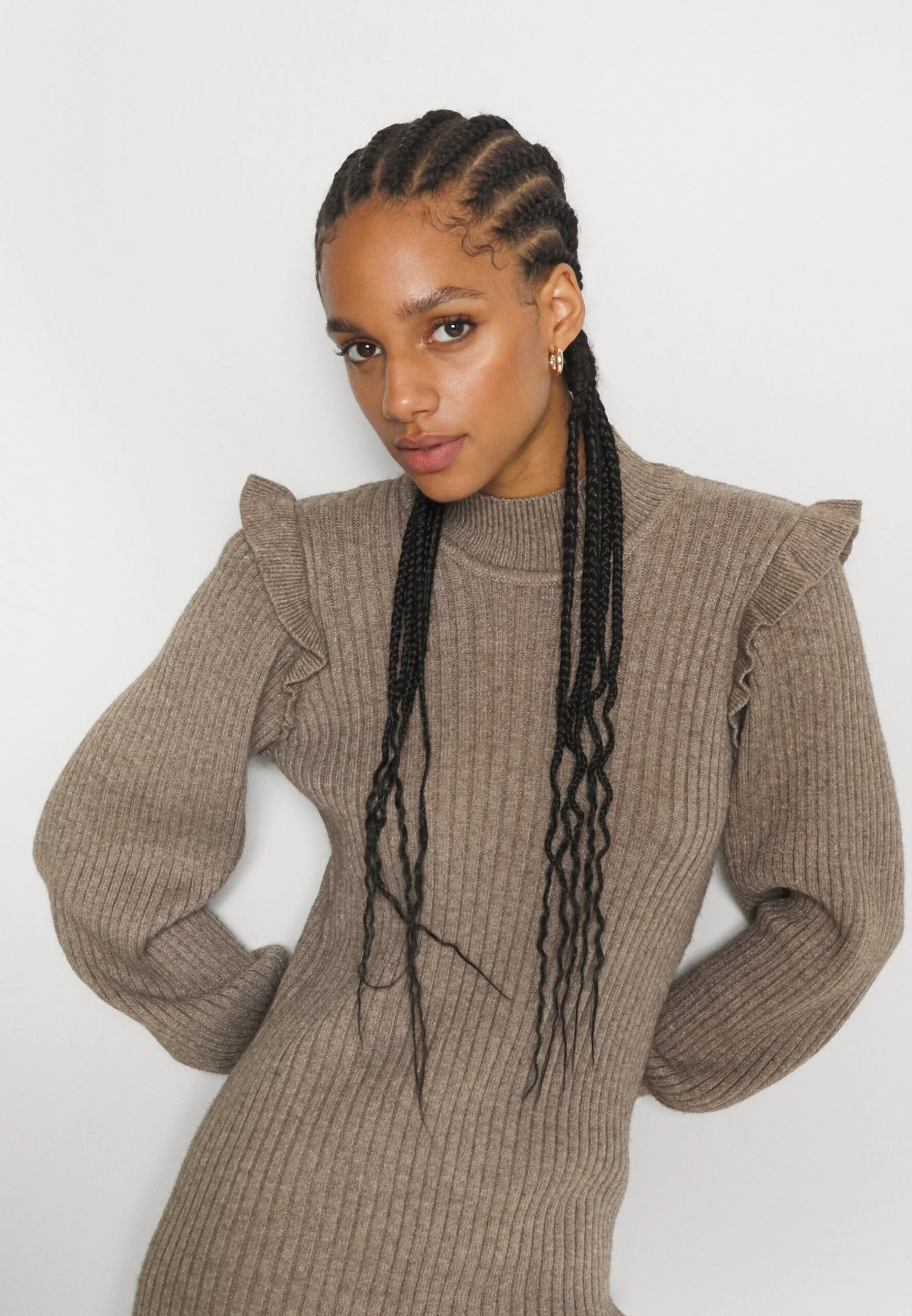 Object Objdiva Div - Shift Dress - Fossil - Image 4