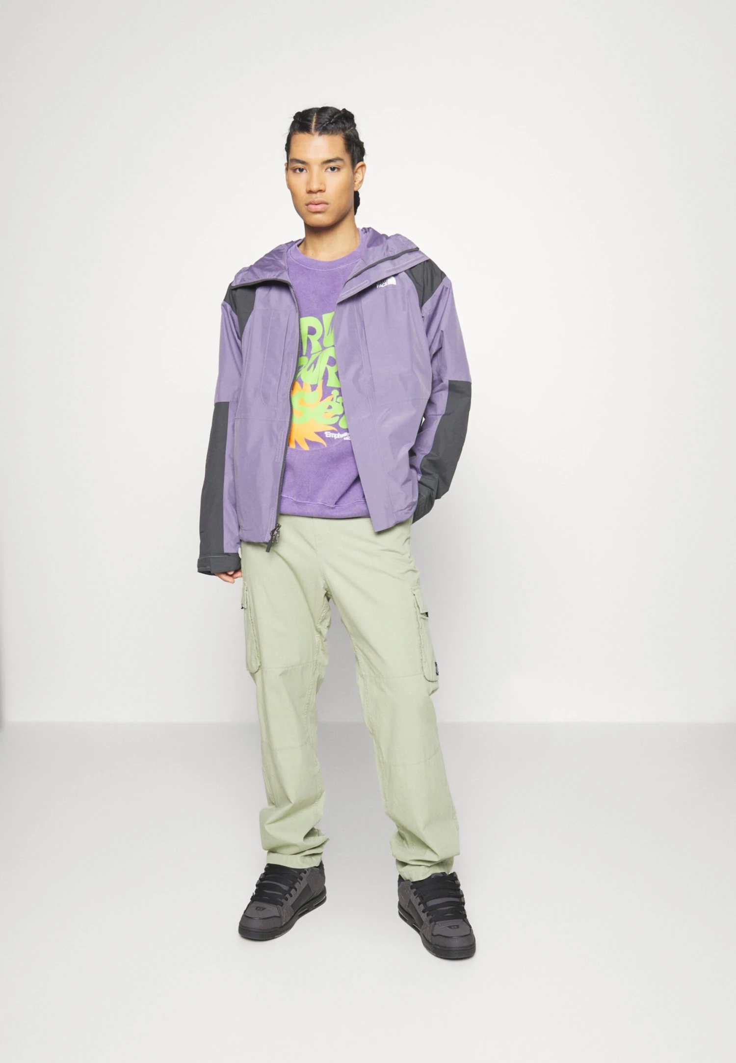 The North Face Mountain Jacket - Summer Jacket - Lunar Slate - Image 5