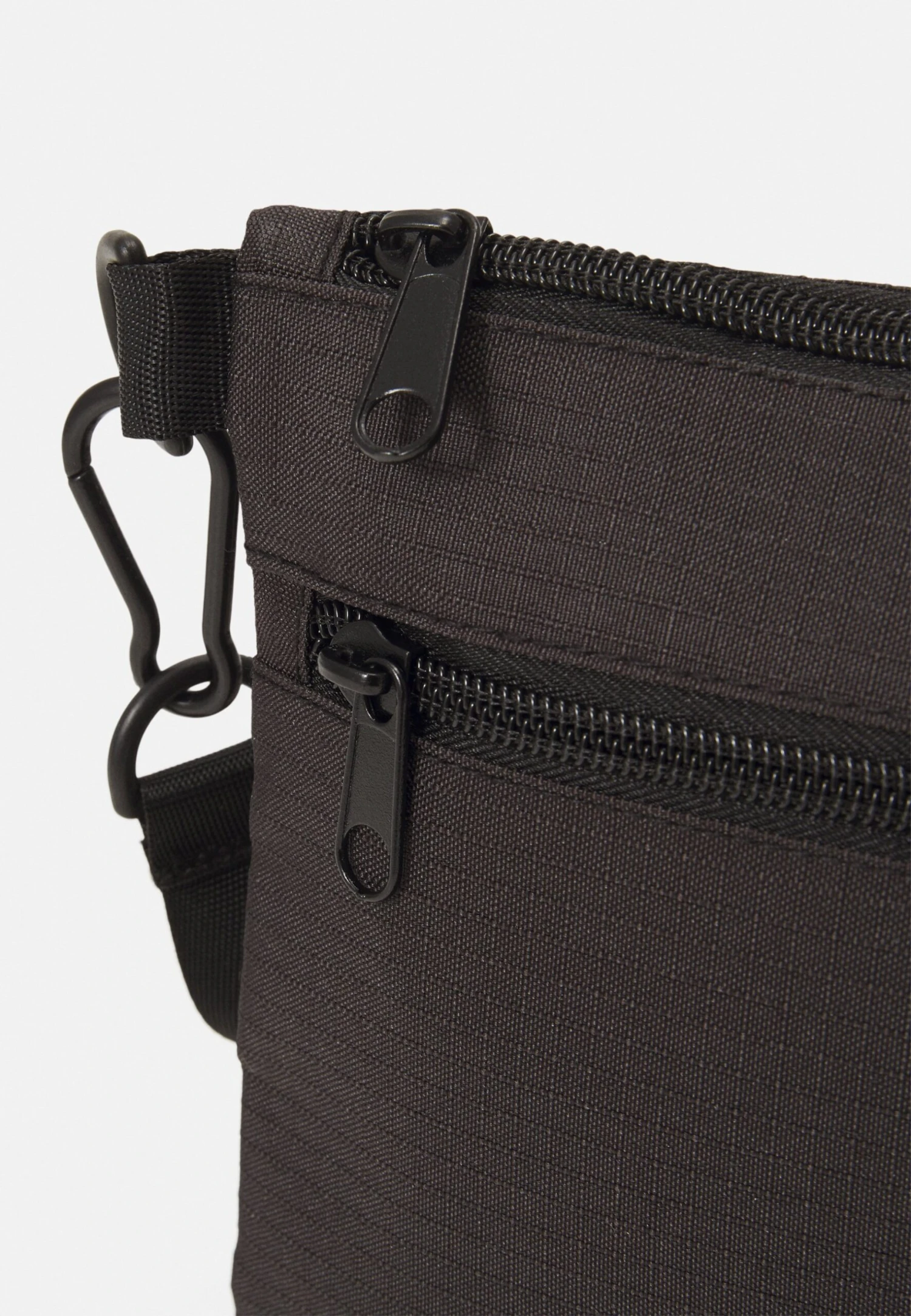 Neck Pouch Bag Vegan Unisex - Across Body Bag - Black Jet - Image 6