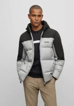 Boss J Hamar1 - Down Jacket - Open Grey Three