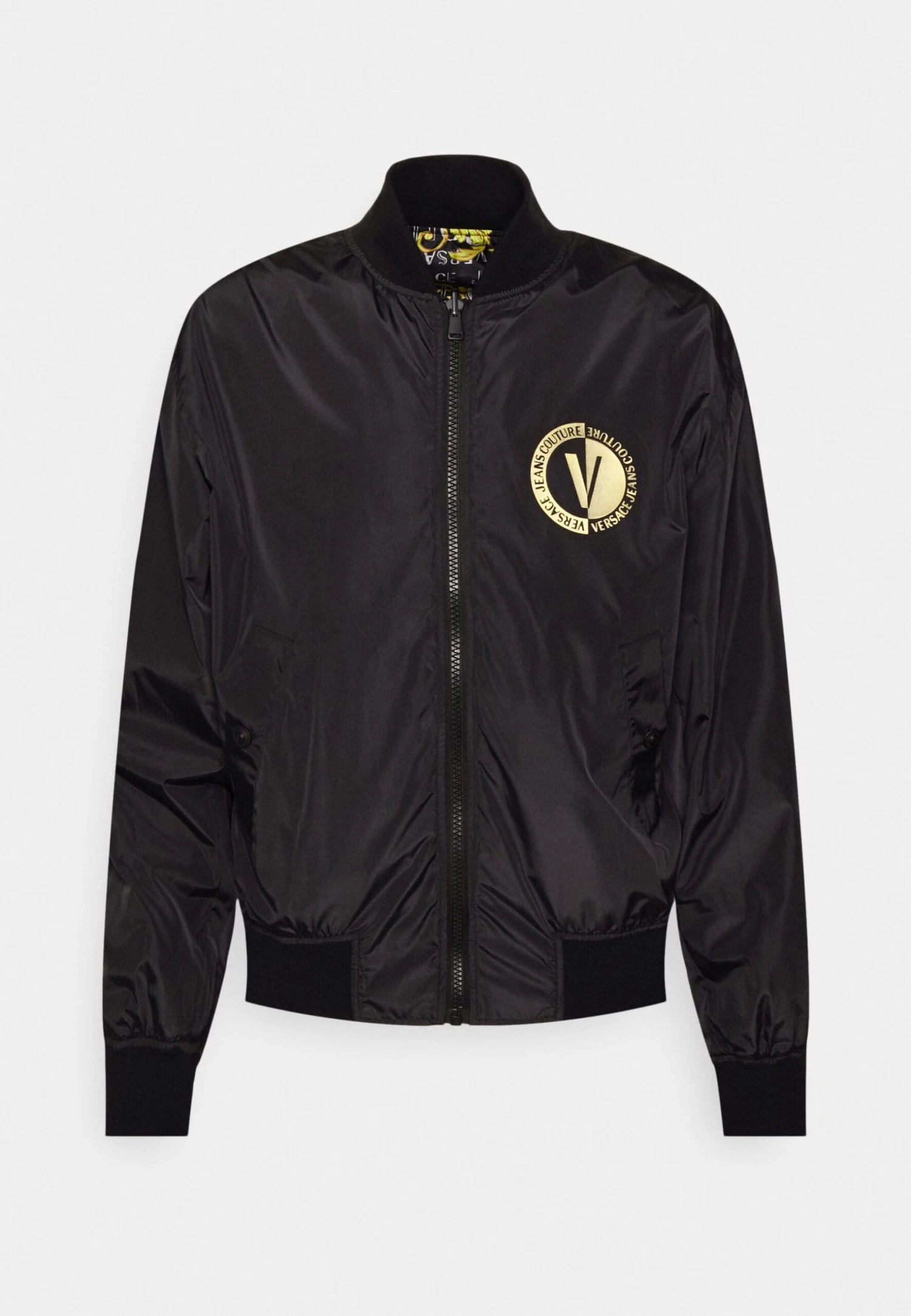 Logo- Bomber Jacket - Black/Gold - Image 3