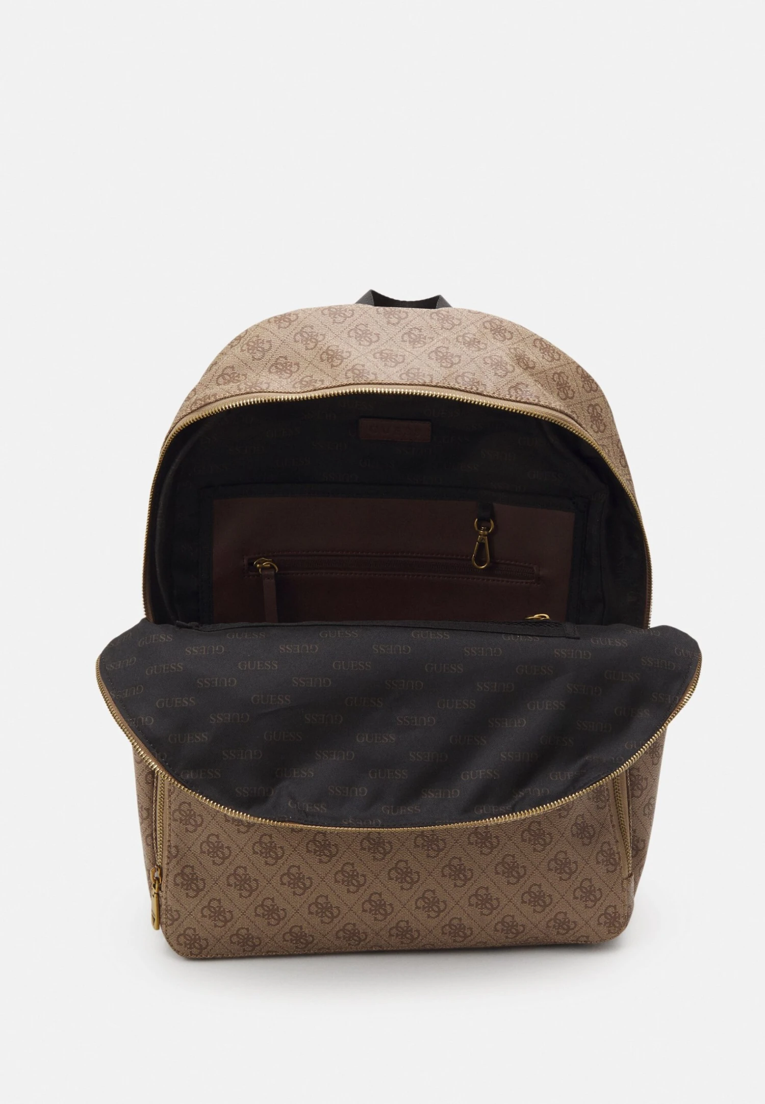 Guess Vezzola Smart Backpack Unisex - Rucksack - Beige/Brown - Image 3