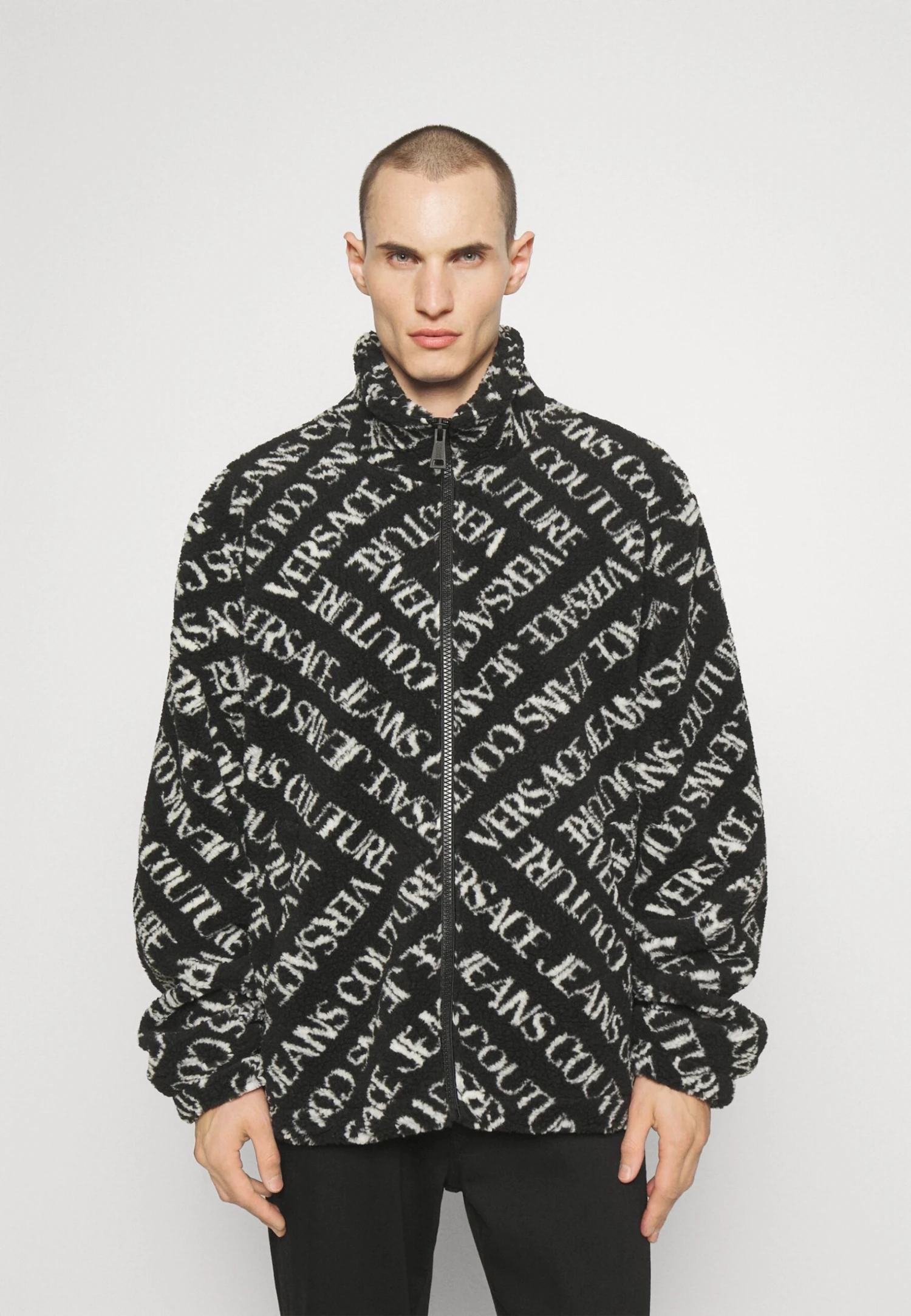 Monogram - Fleece Jacket - Black