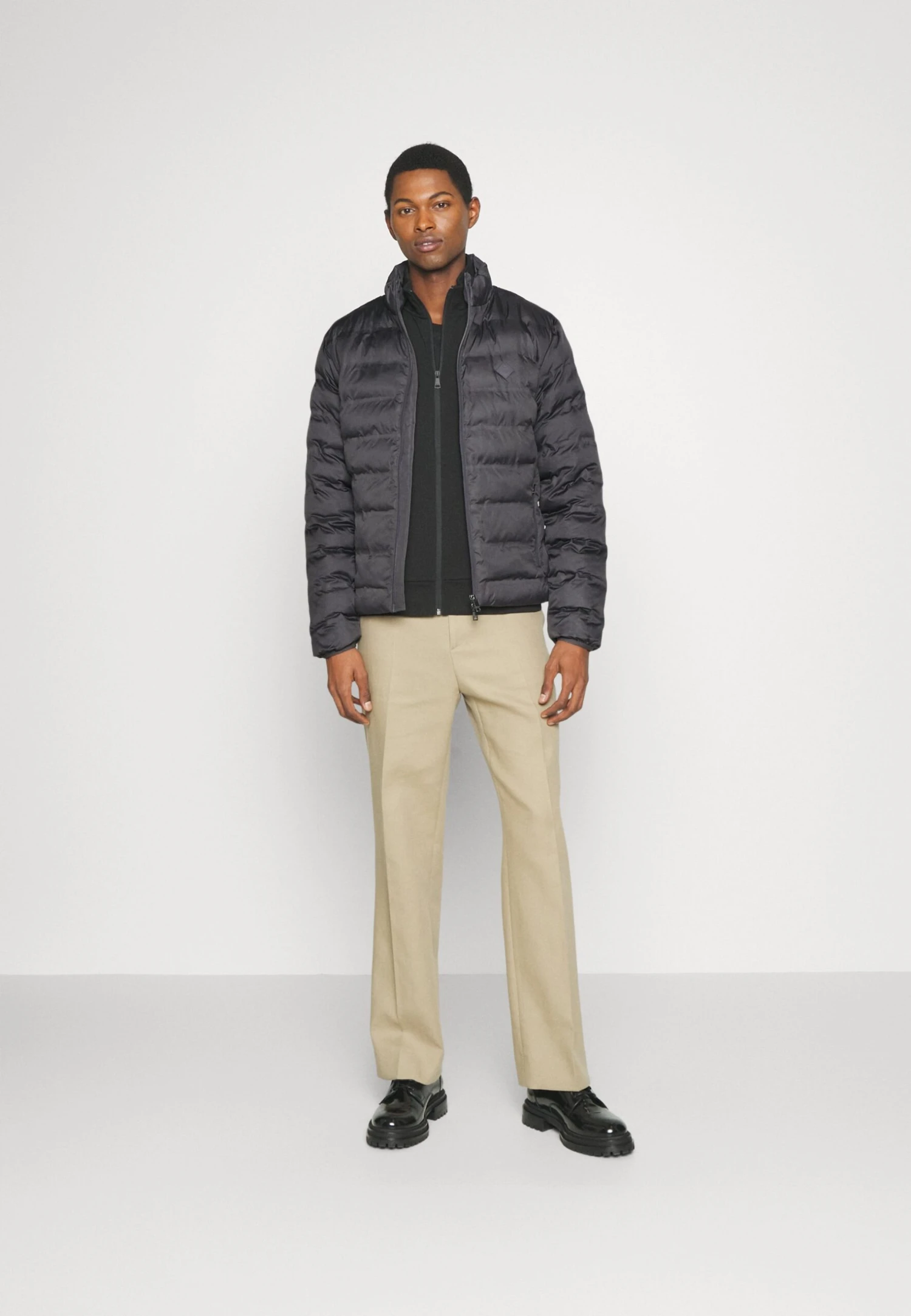 Hackett London Moto - Outdoor Jacket - Charcoal - Image 2