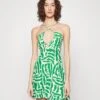 Faithfull The Brand Surrau Mini Dress - Day Dress - Tulli Green