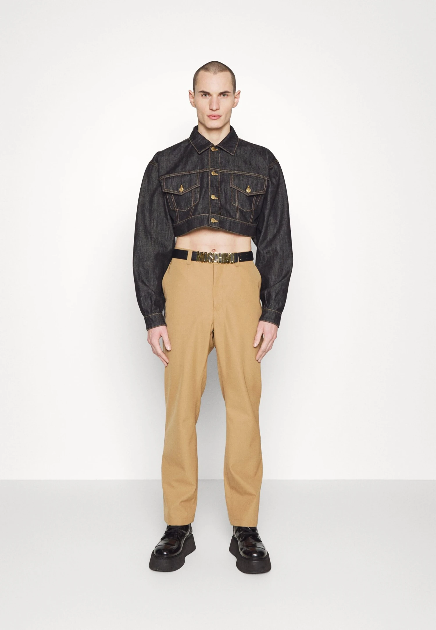 MOSCHINO Denim Jacket - Black - Image 5