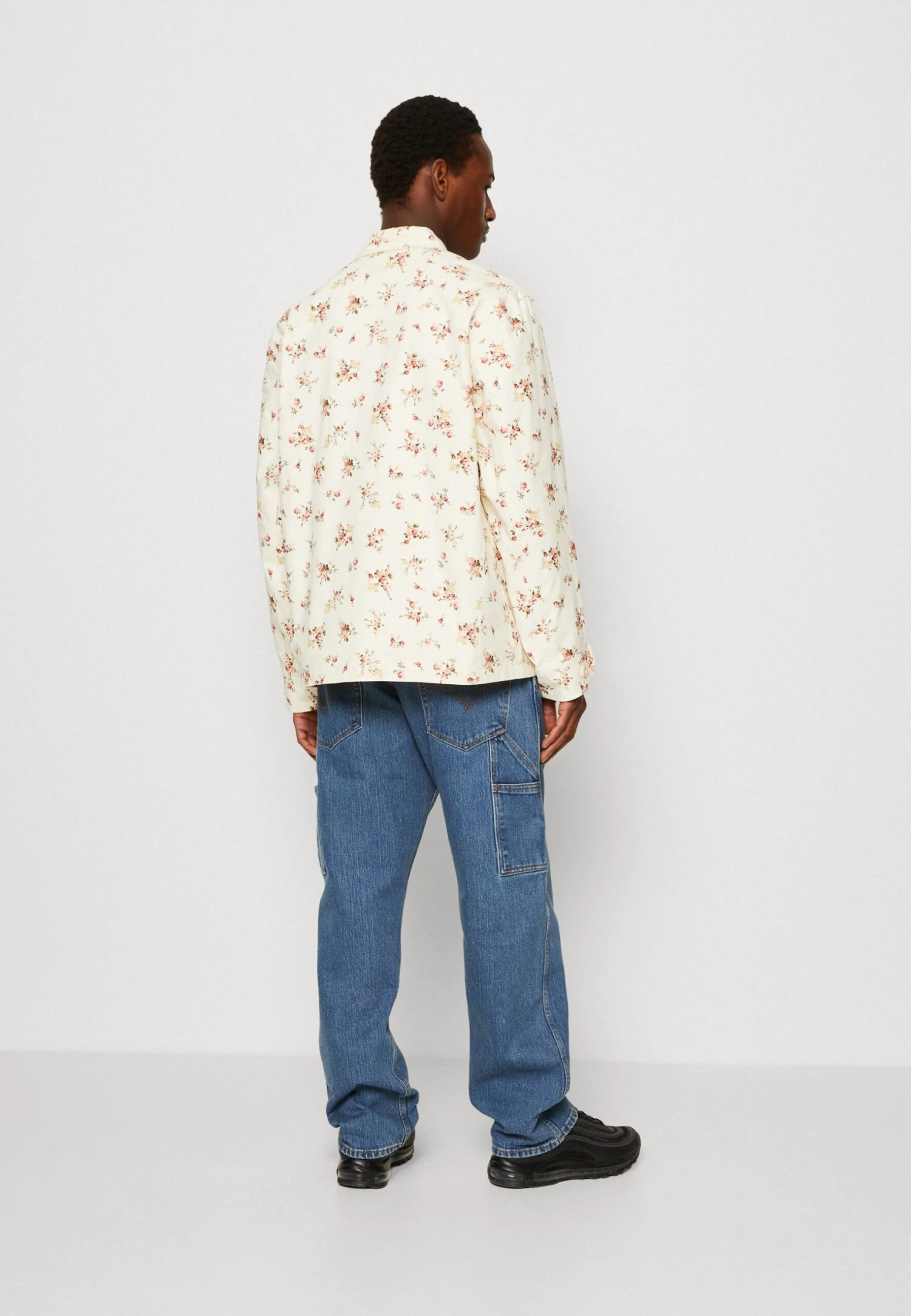HUF FieldFloral Jacket Unisex - Summer Jacket - Ivory - Image 3