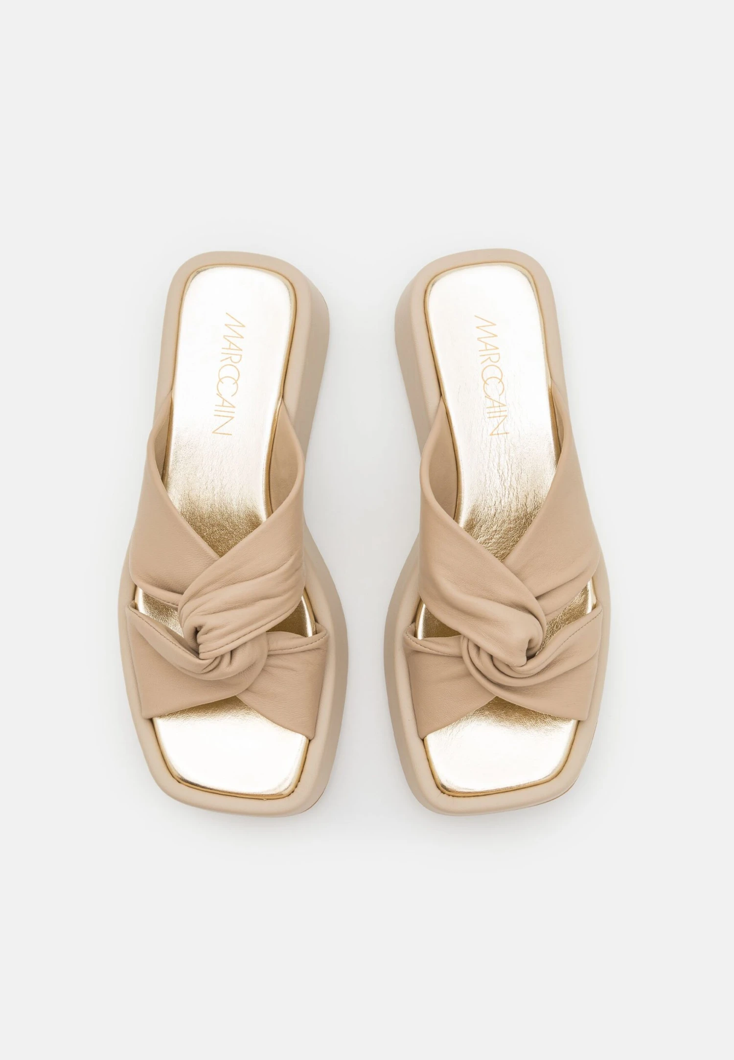 MARC CAIN Mules - Deep Sand - Image 5