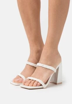 Raid Larisa - Heeled Mules - White
