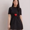 MOSCHINO Inflatable Heart - Jersey Dress