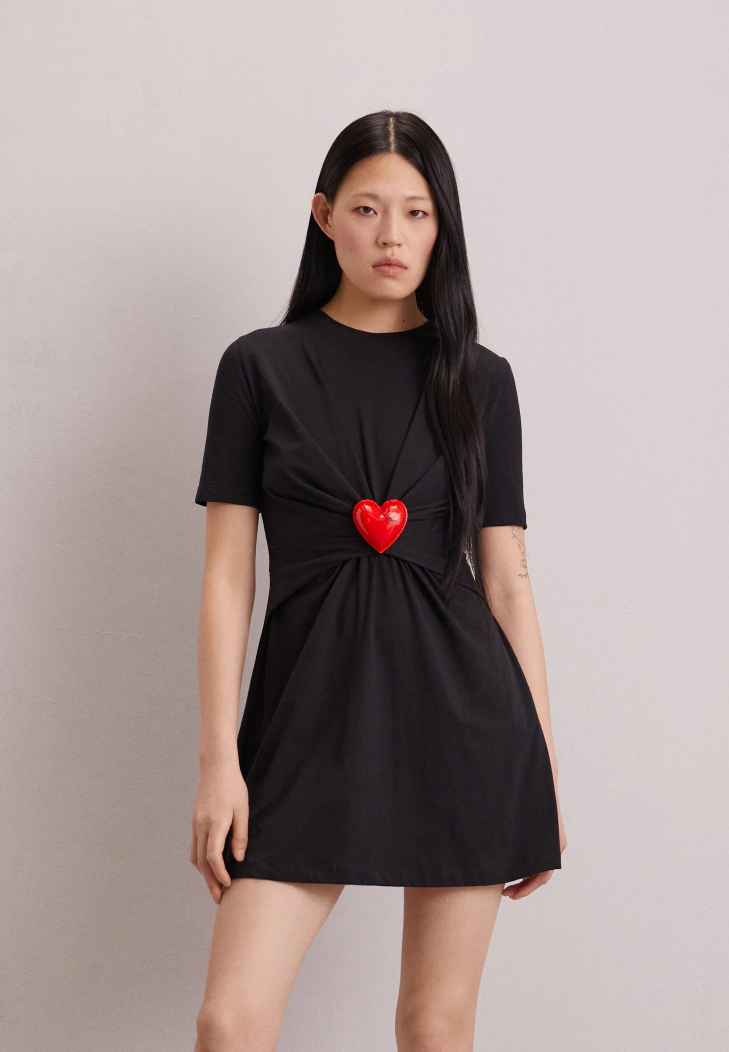 MOSCHINO Inflatable Heart - Jersey Dress