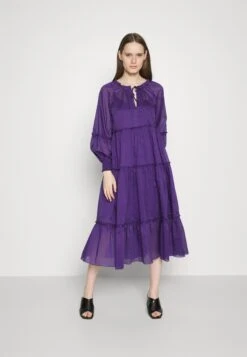 RIANI Day Dress - Black Violet