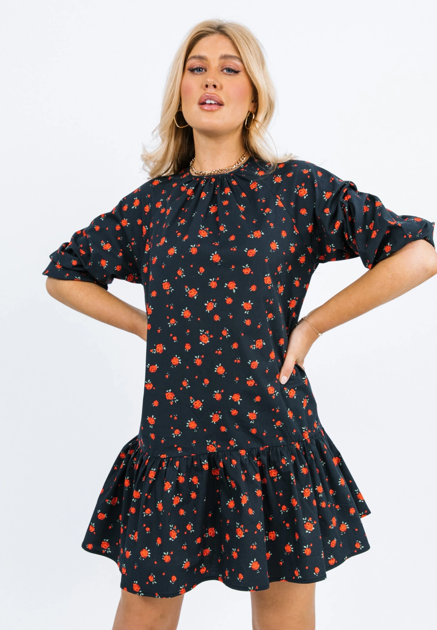 Clarissa - Day Dress - Black