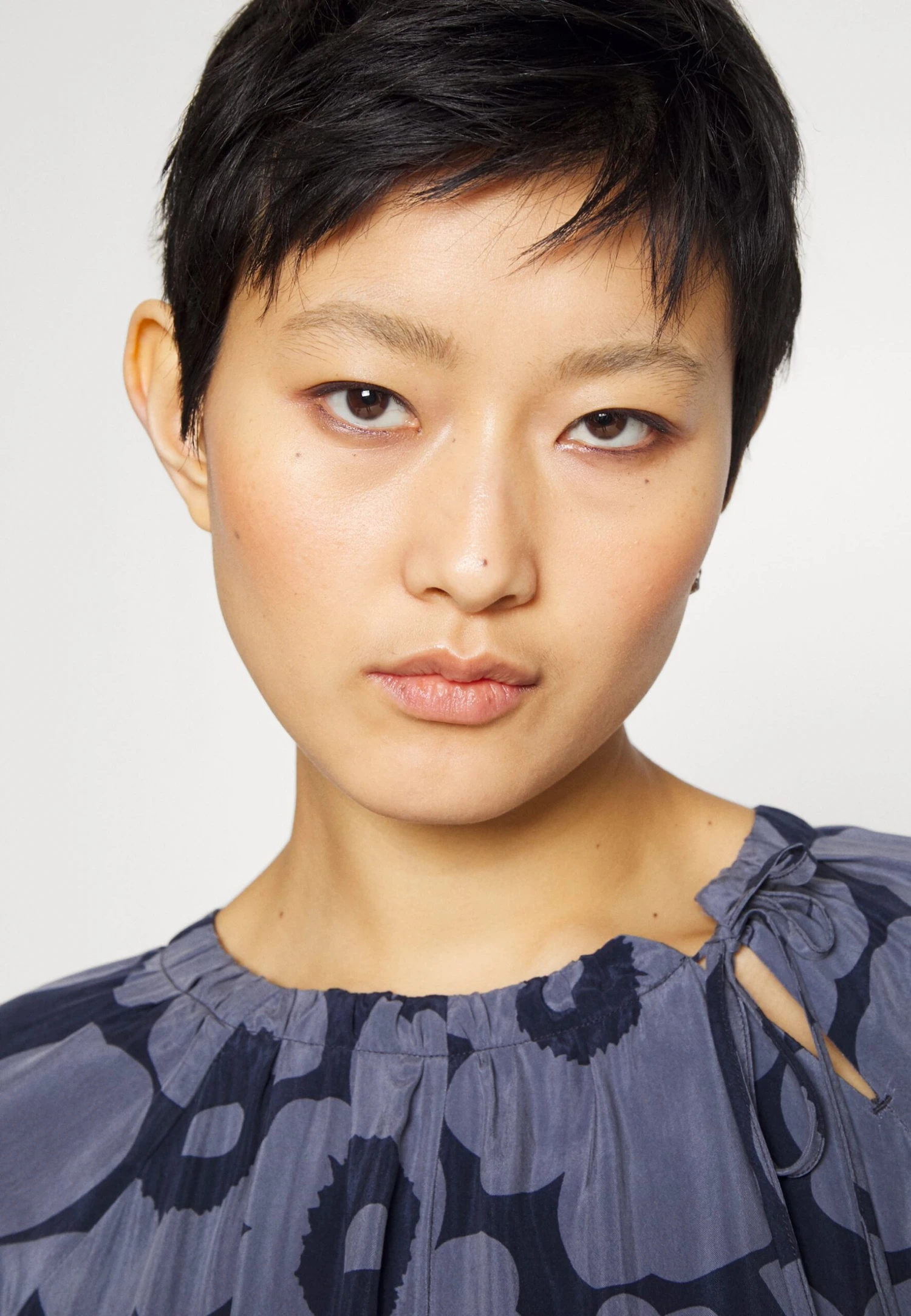 Marimekko Siru Unikko Dress - Day Dress - Dark Blue/Blue - Image 4