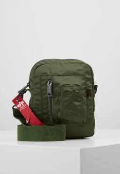 Alpha Industries Crew Carry Bag - Across Body Bag - Sage Green