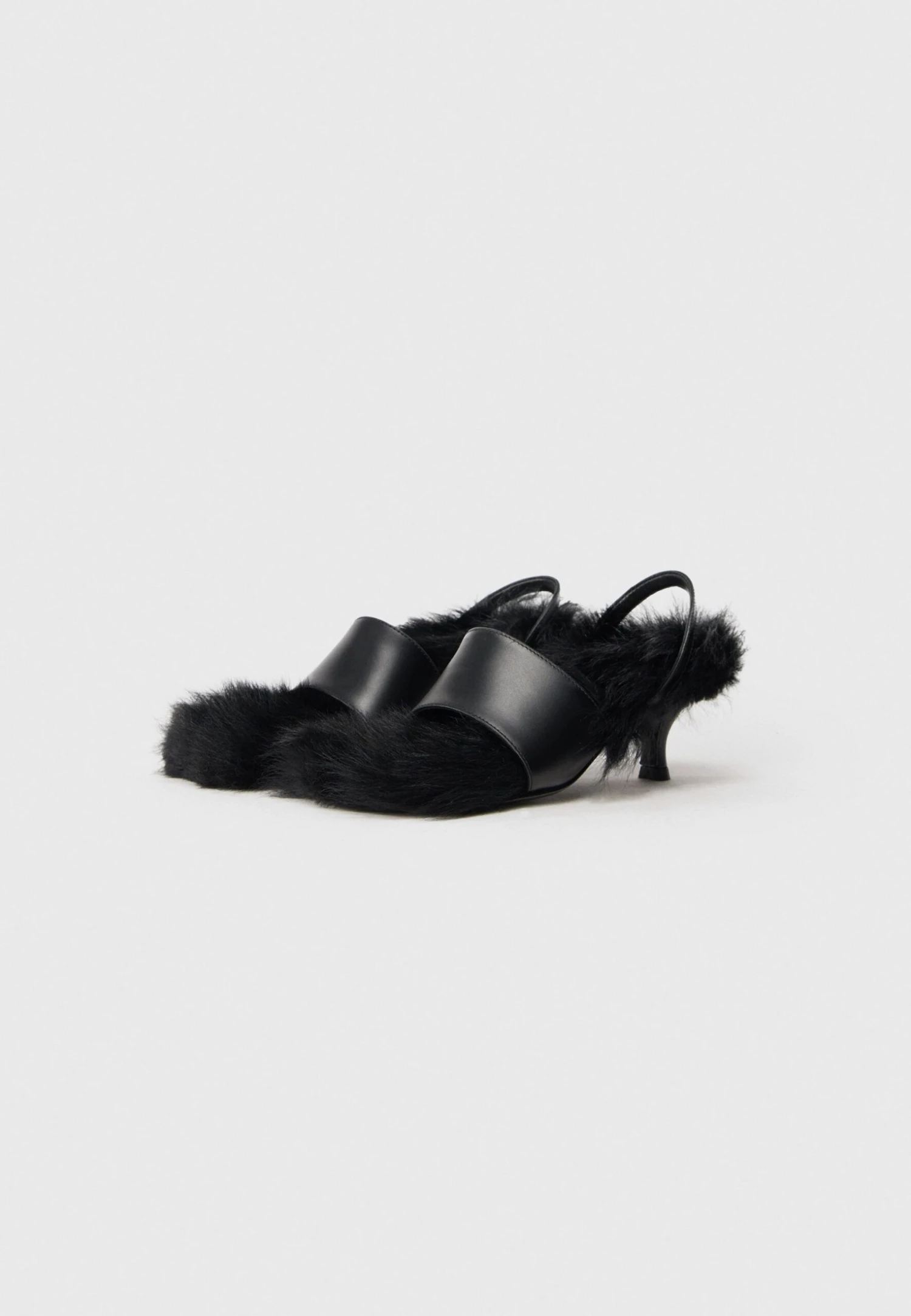 Filippa K Heeled Mules - Black - Image 2