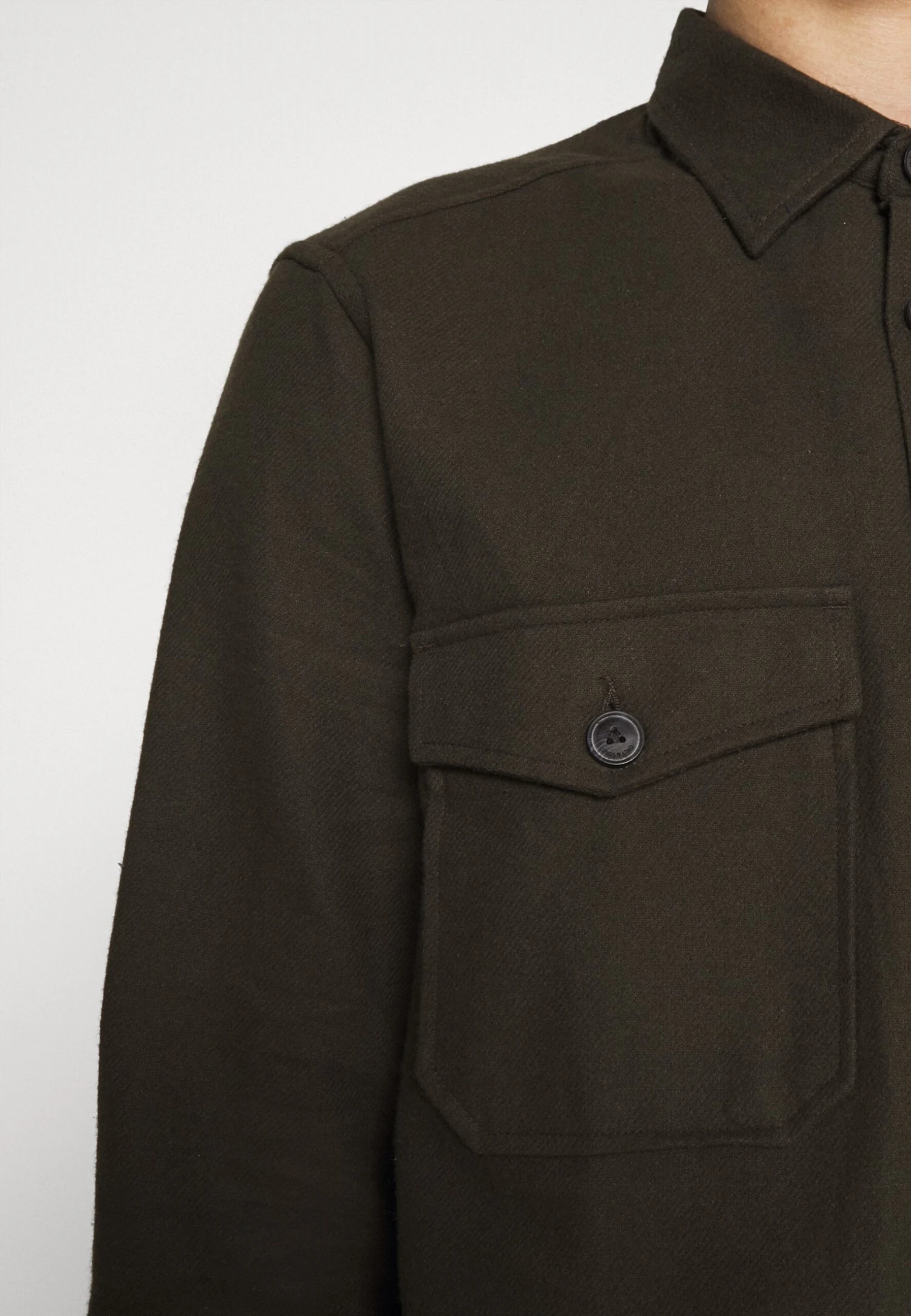 Only & Sons Milo Life Solid Overshirt Noos - Summer Jacket - Peat - Image 6