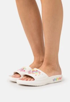 Foamies - Mules - White/Multi-Coloured