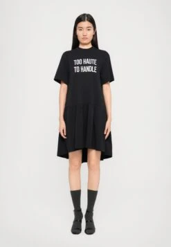 MOSCHINO TOO HAUTE TO HANDLE DRESS - Jersey Dress - Black
