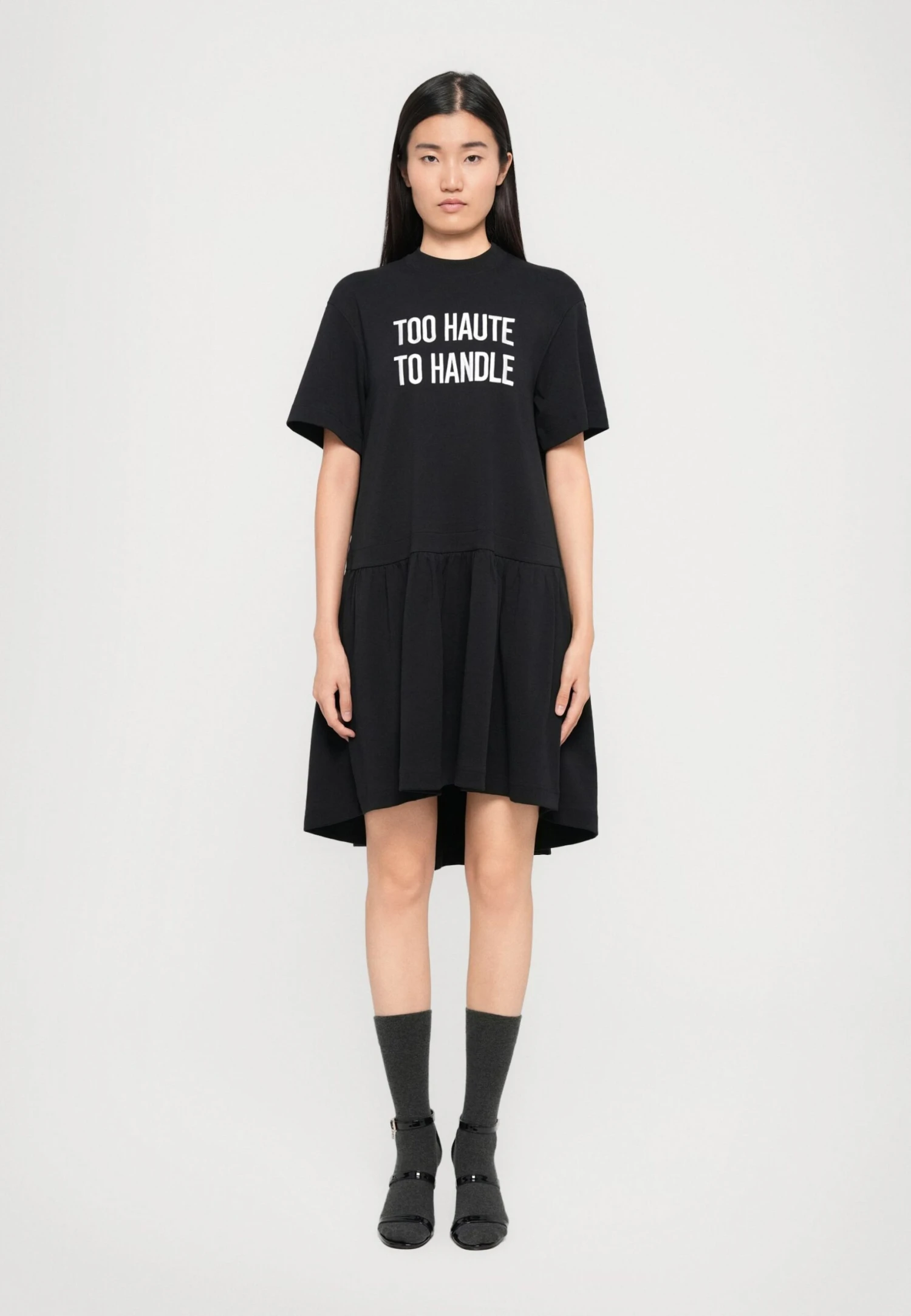 MOSCHINO TOO HAUTE TO HANDLE DRESS - Jersey Dress - Black