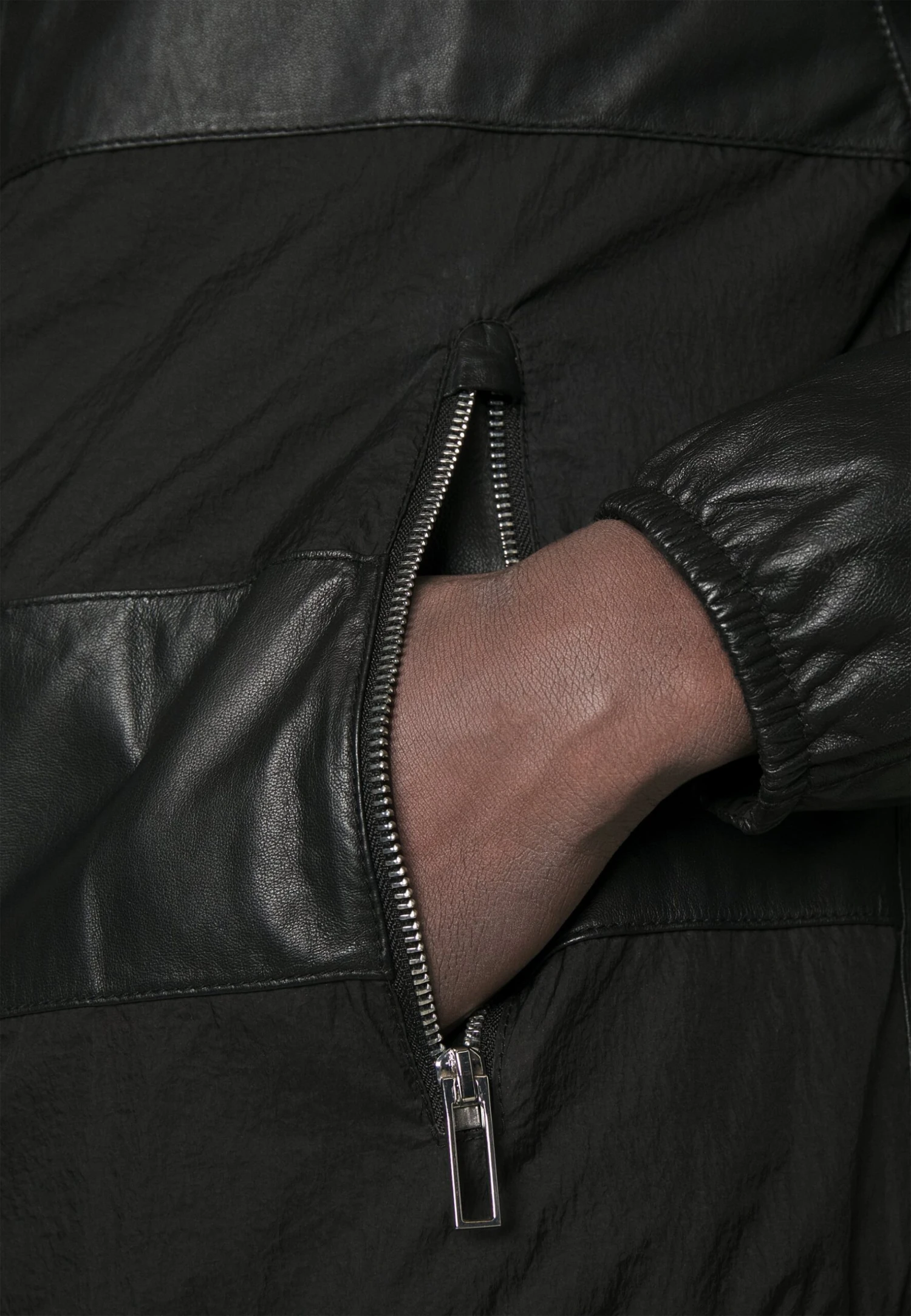 Emporio Armani Blouson - Leather Jacket - Nero - Image 5