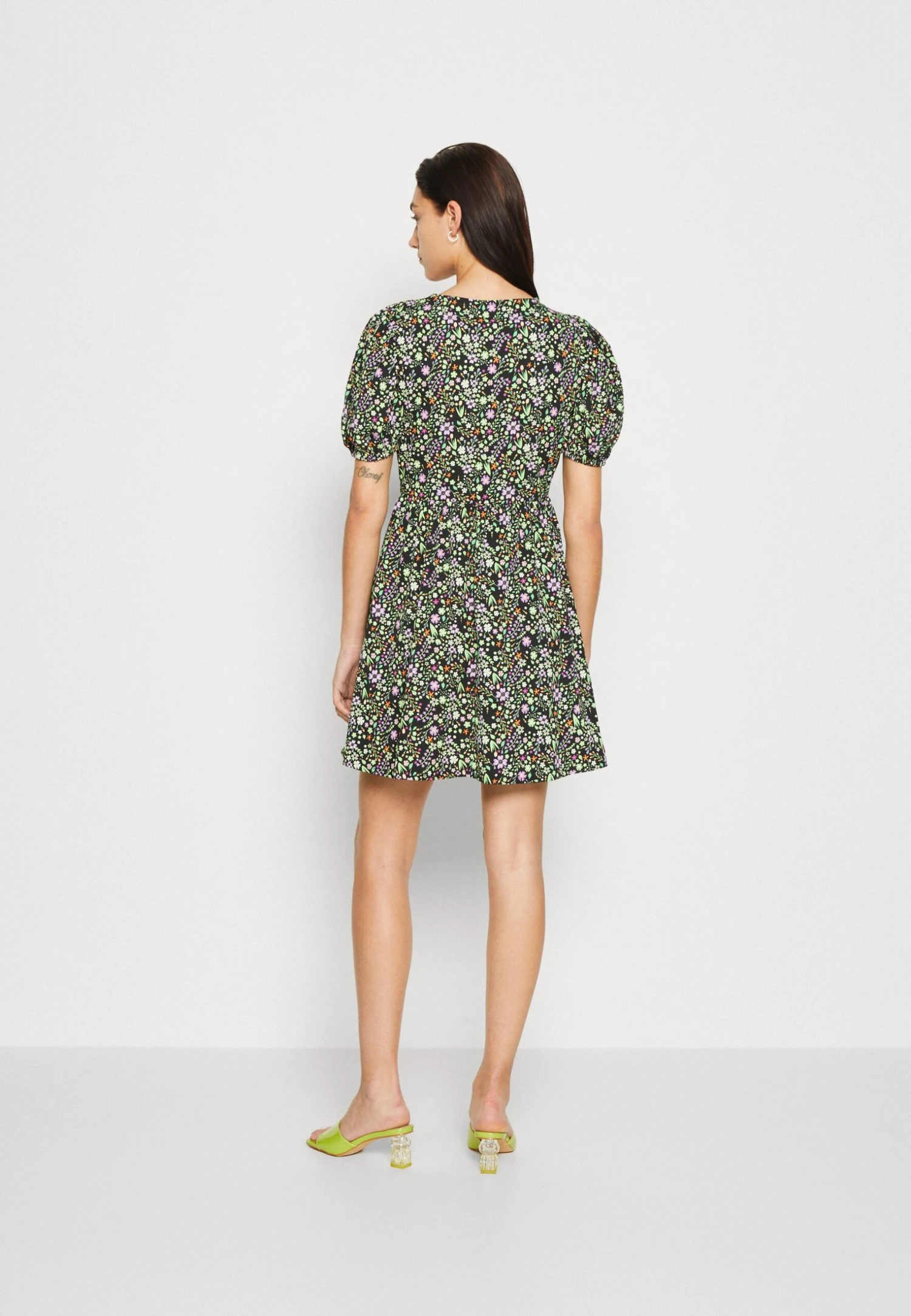 Noisy May Nmdevon Cut Out Short Dress - Day Dress - Black - Image 3