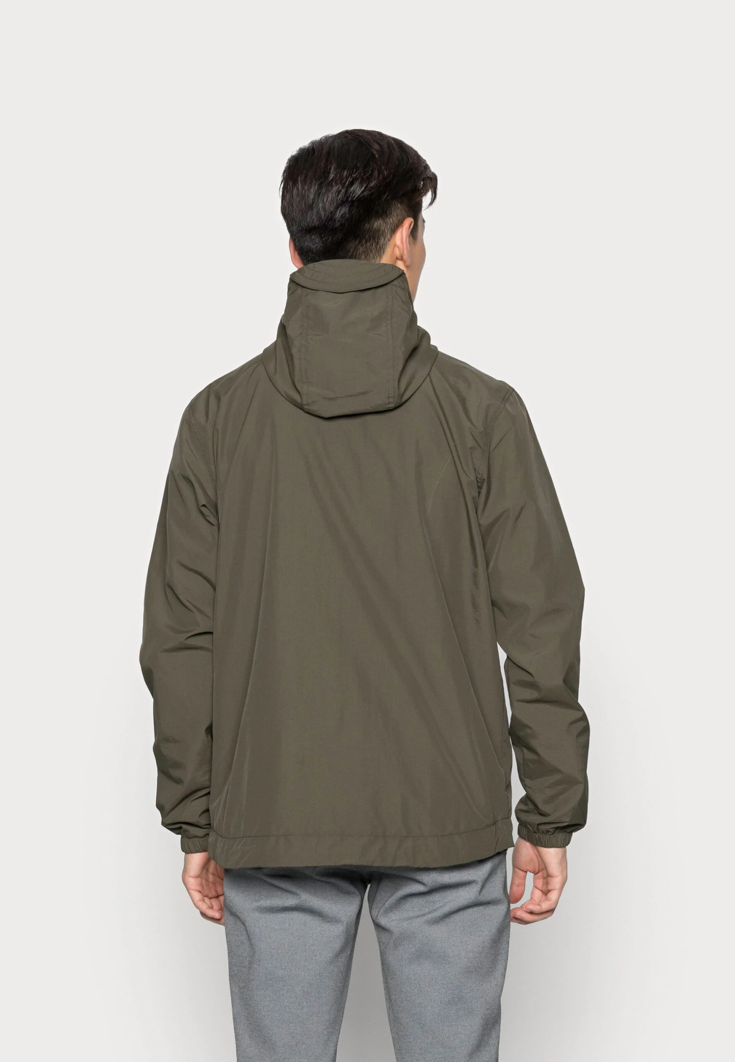 Lyle & Scott Through Hooded - Summer Jacket - Olive - Image 3