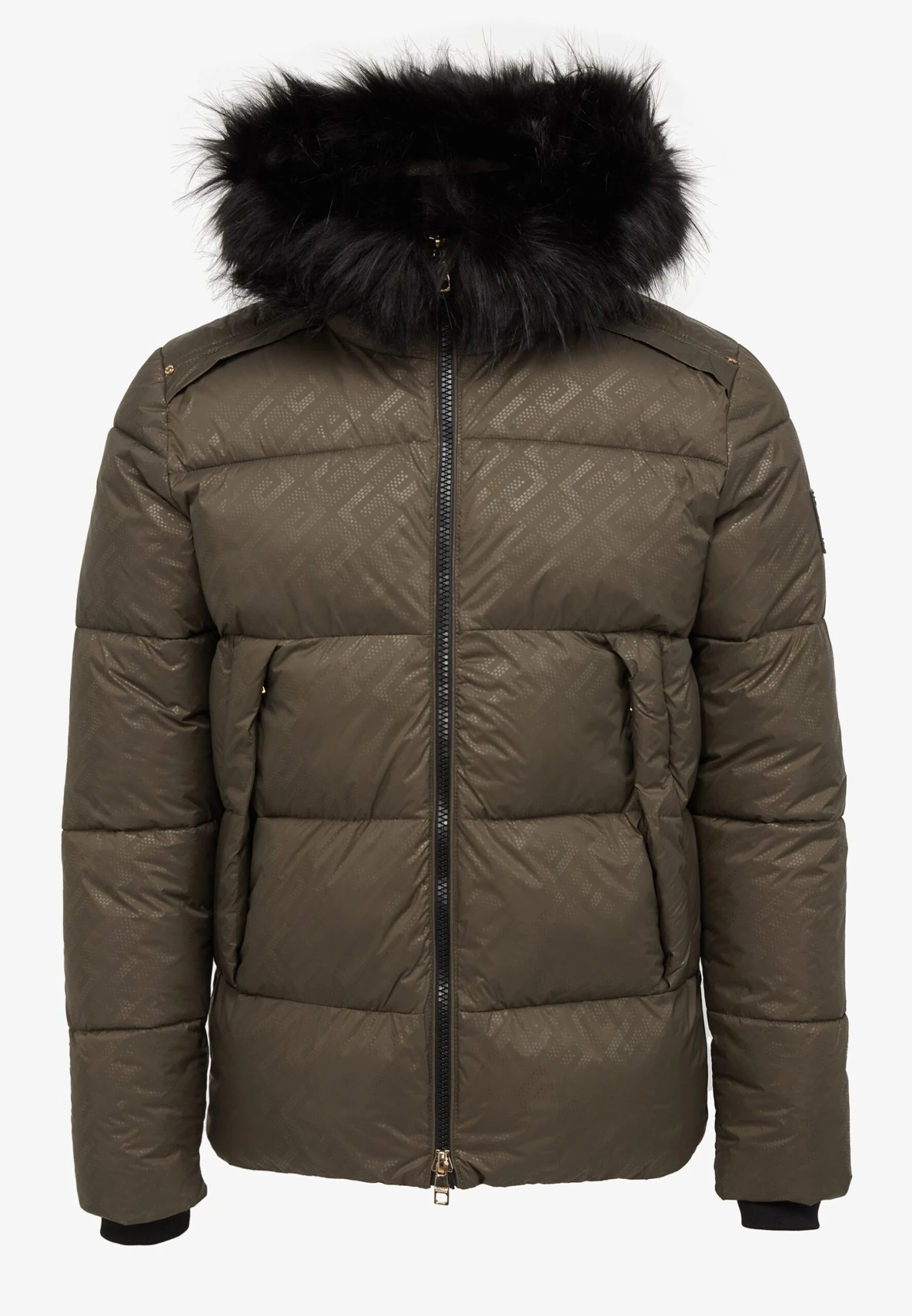 Aziri Short Puffer Jacket - Winter Jacket - Khaki - Image 6
