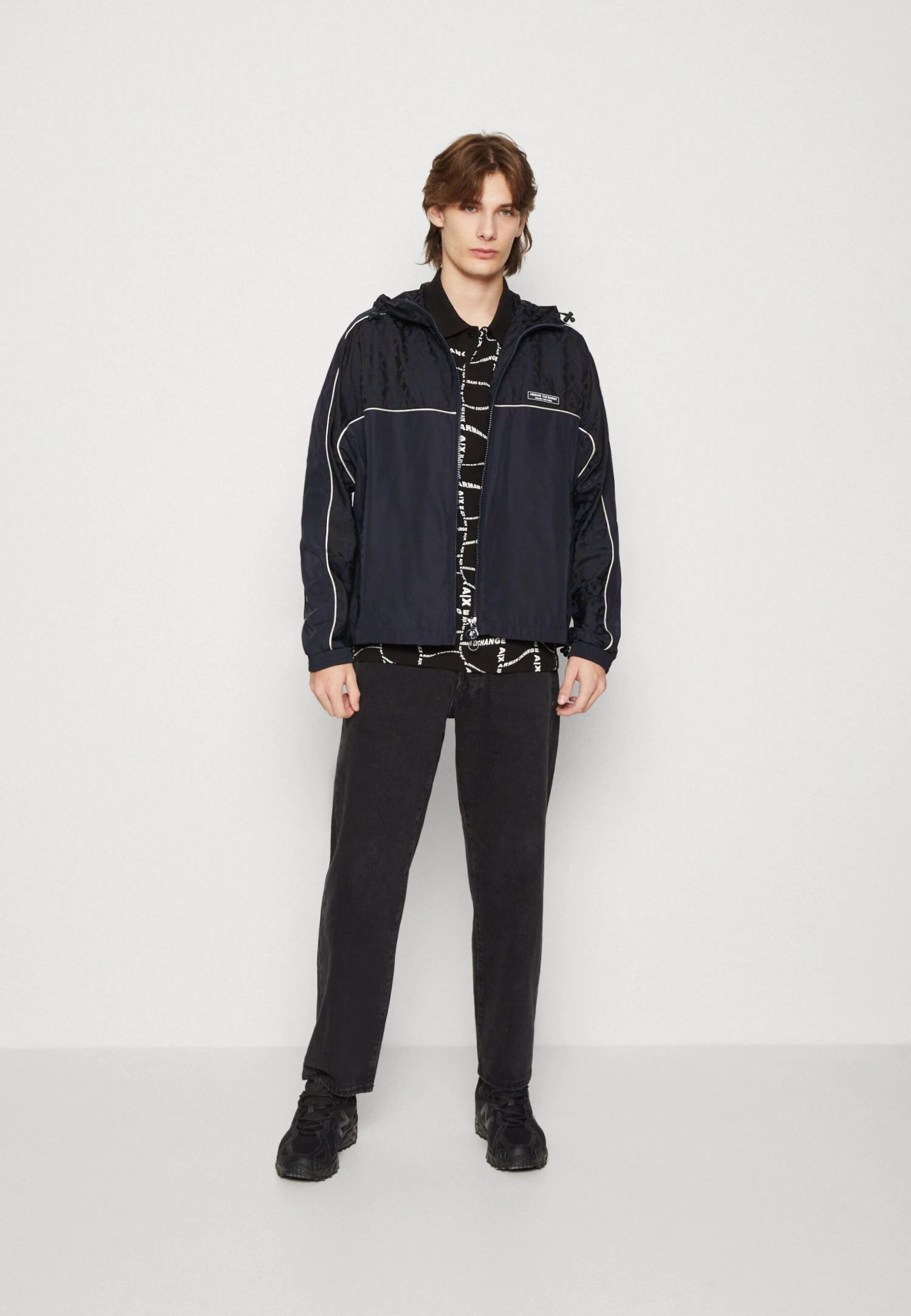 Armani Exchange Blouson - Windbreaker - Dark Navy/Black - Image 2