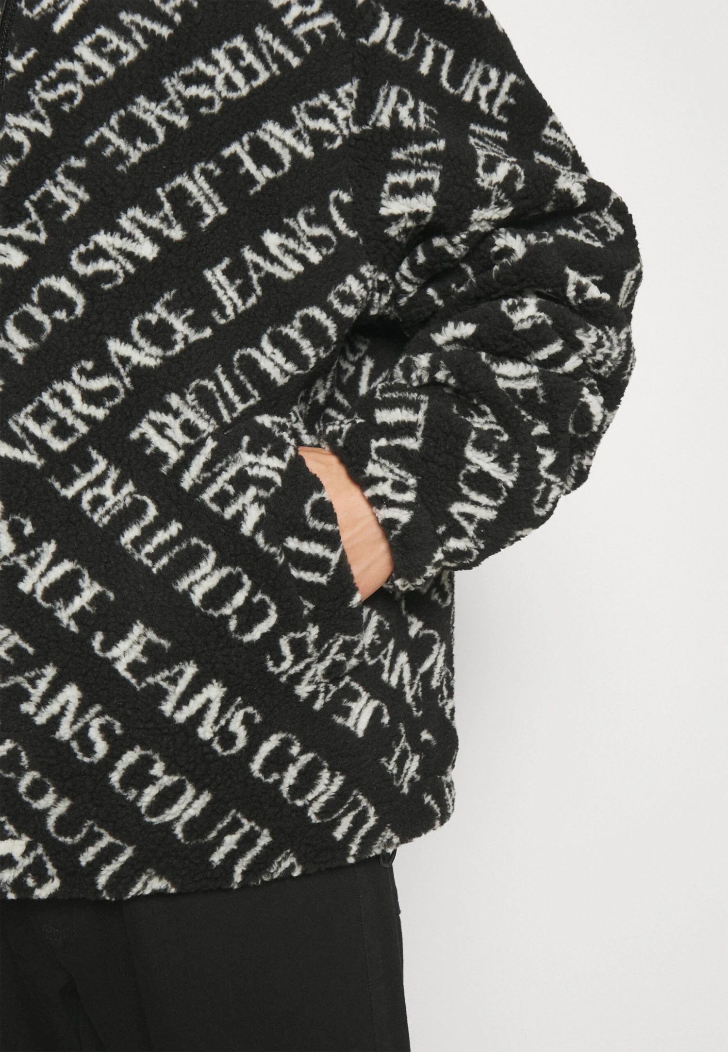 Monogram - Fleece Jacket - Black - Image 6
